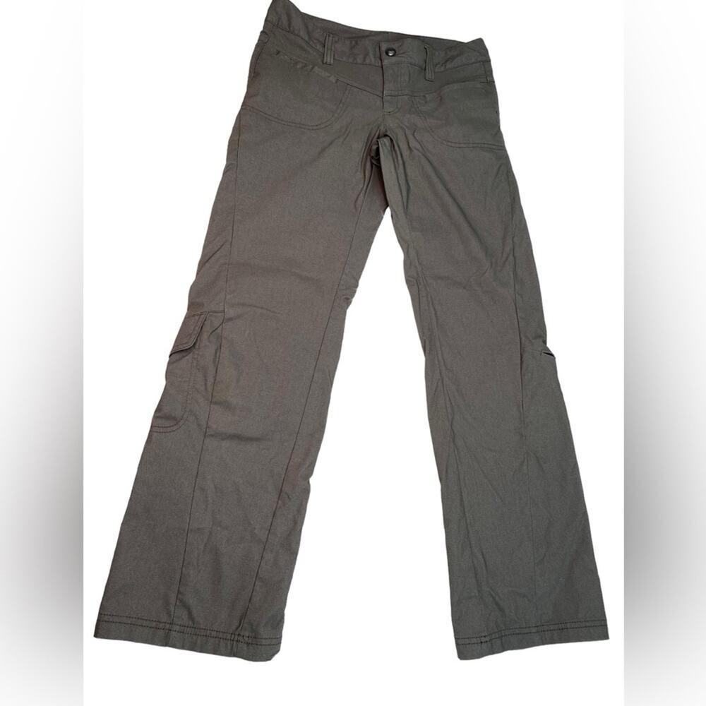 Athleta Women's Hiking Pants Brown Size 4P Straight Leg‎ Outdoor Cargo